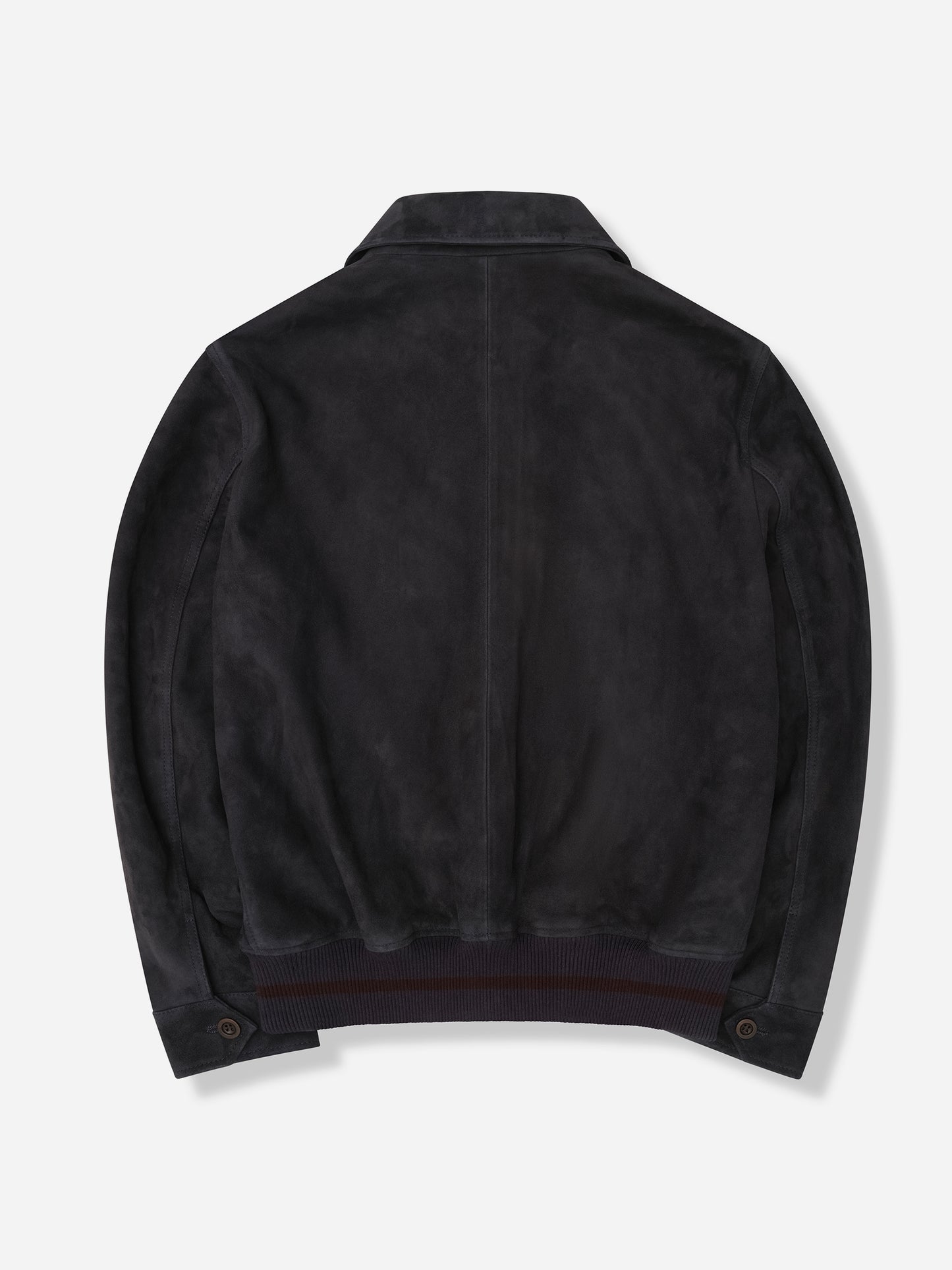 Midnight Navy Suede Blouson - Oscar Hunt