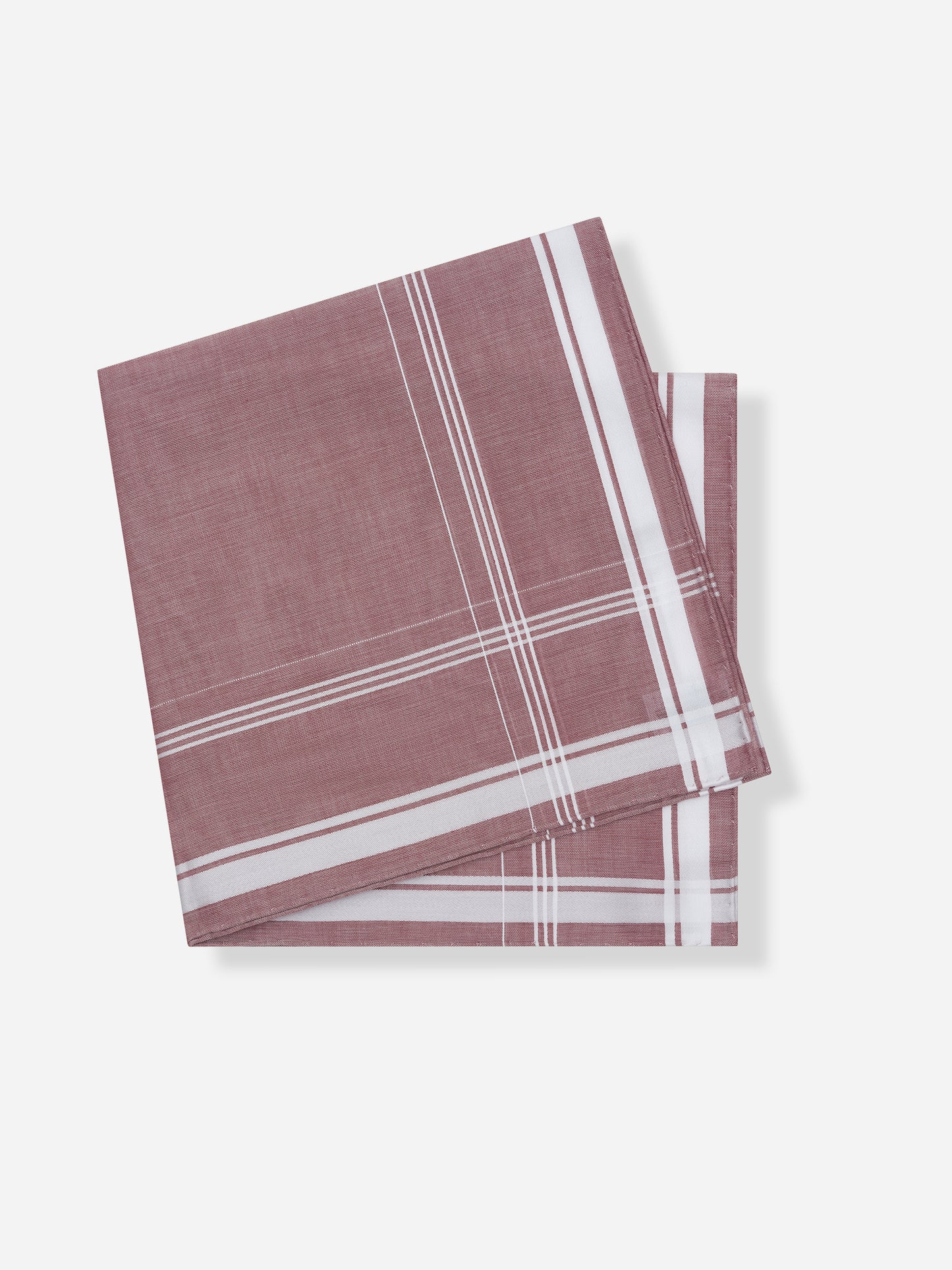 Sarabande Bordeaux Handkerchief - Oscar Hunt