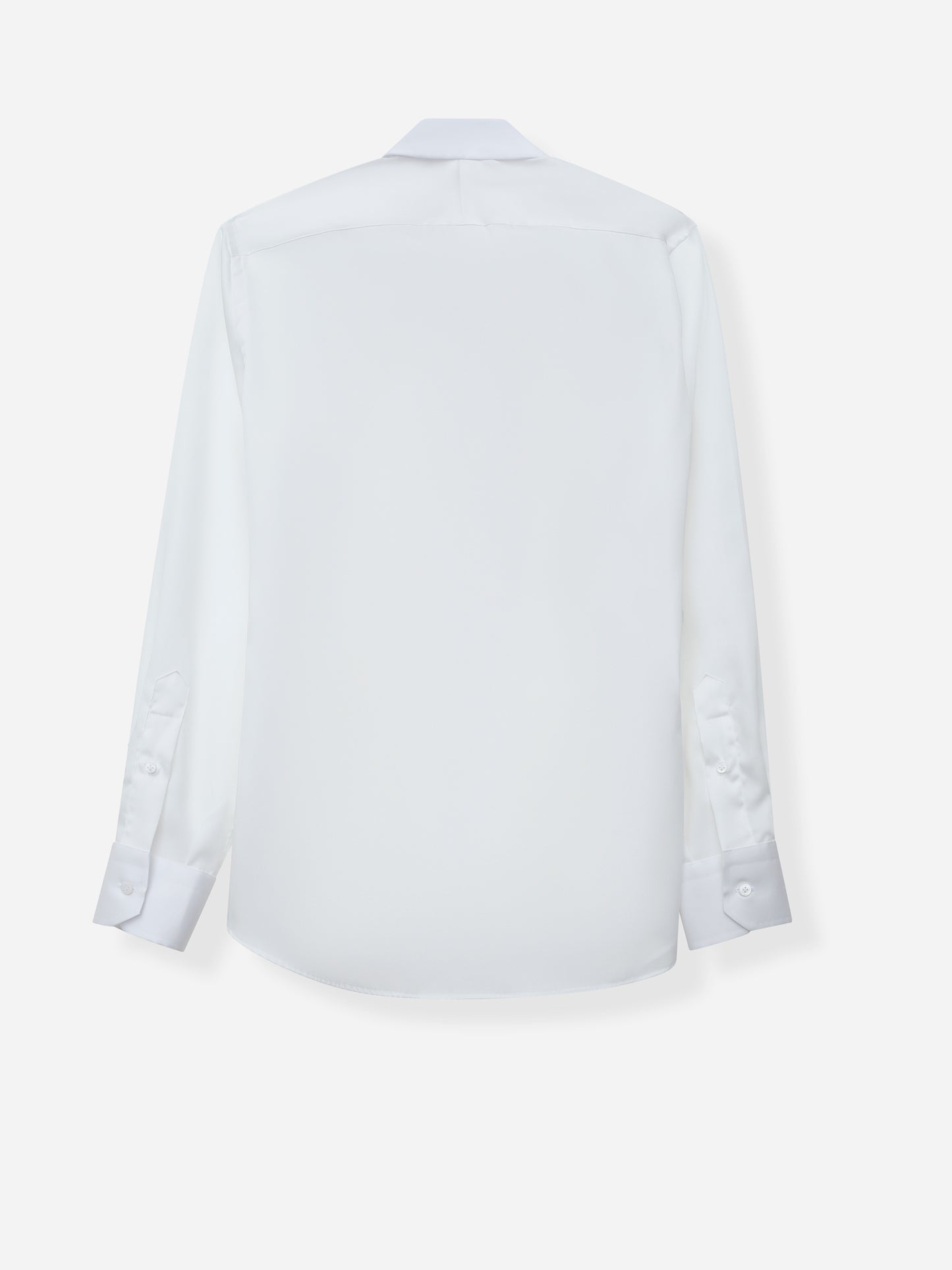 White Cotton Poplin Shirt - Oscar Hunt