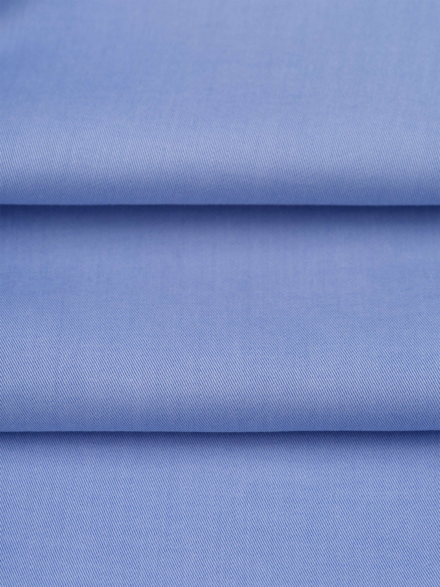 Blue Cotton Poplin Shirt - Oscar Hunt