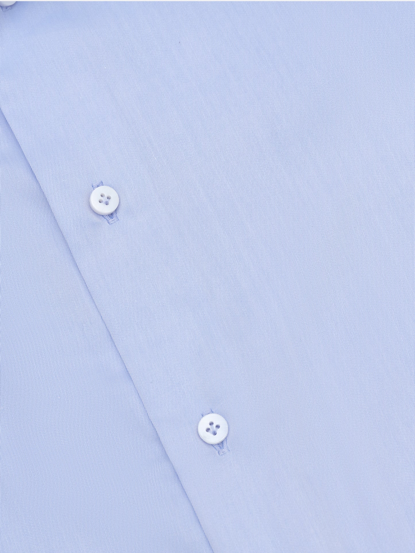 Light Blue Cotton Poplin Shirt - Oscar Hunt