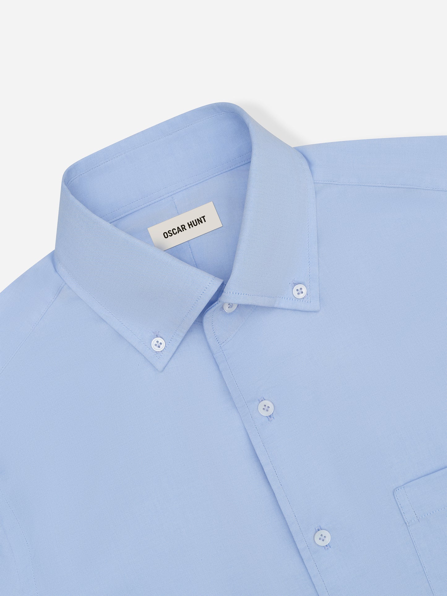 Light Blue Cotton Shirt - Oscar Hunt