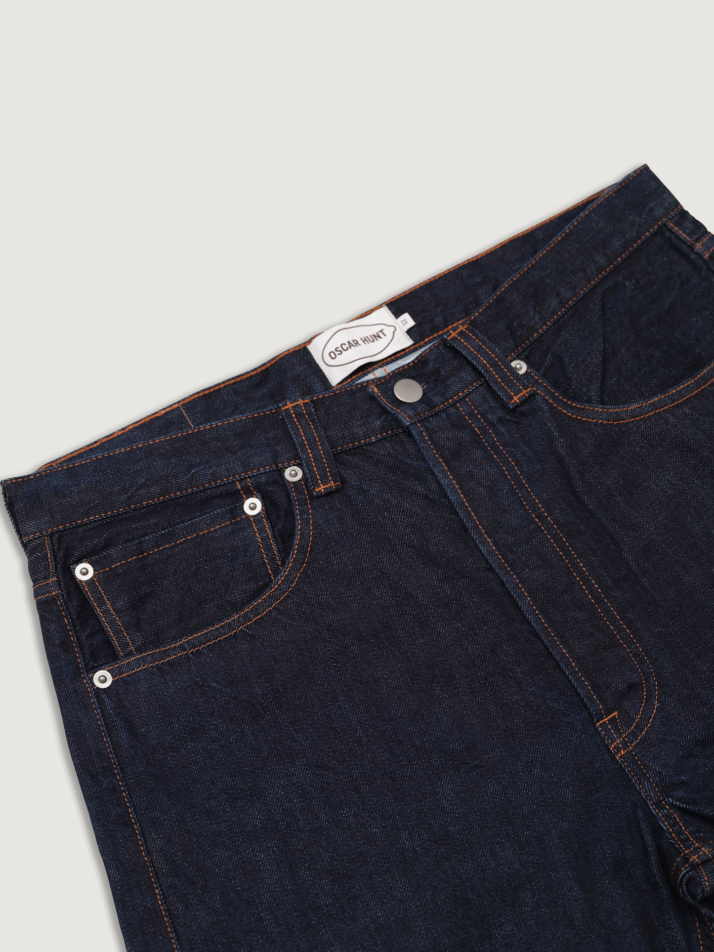 Dark Wash Classic Five Pocket Jeans