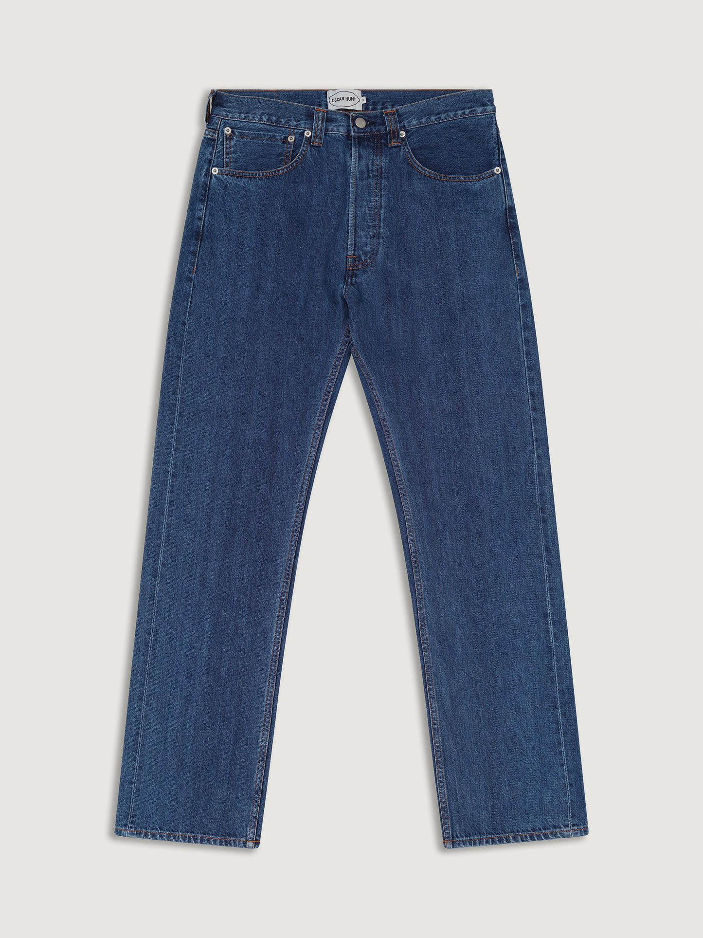 Mid Wash Classic Five Pocket Jeans