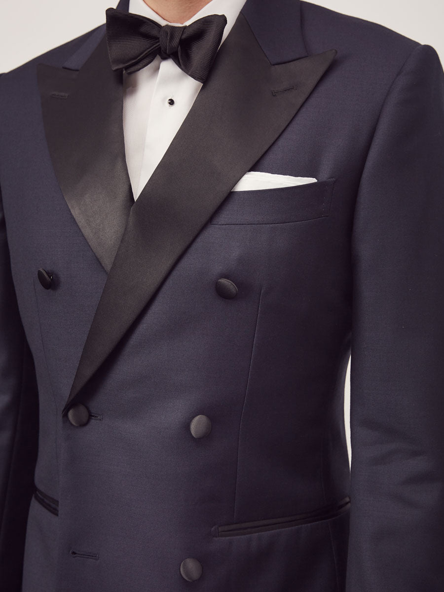 Navy double breasted tuxedo - Oscar Hunt