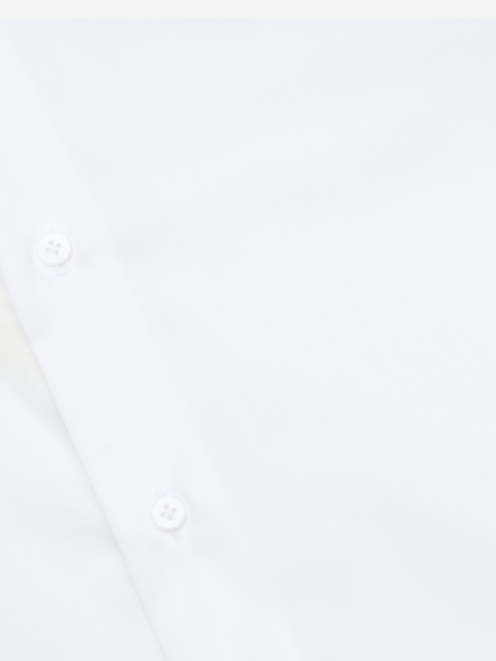 White Cotton Poplin Shirt - Oscar Hunt