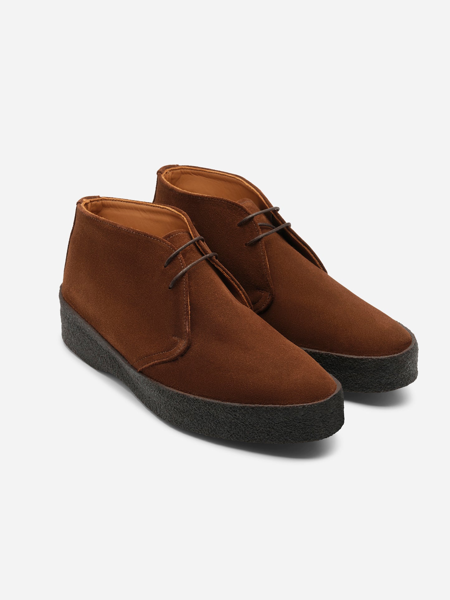 Sanders Hi Top Chukka Boot Snuff Suede - Oscar Hunt