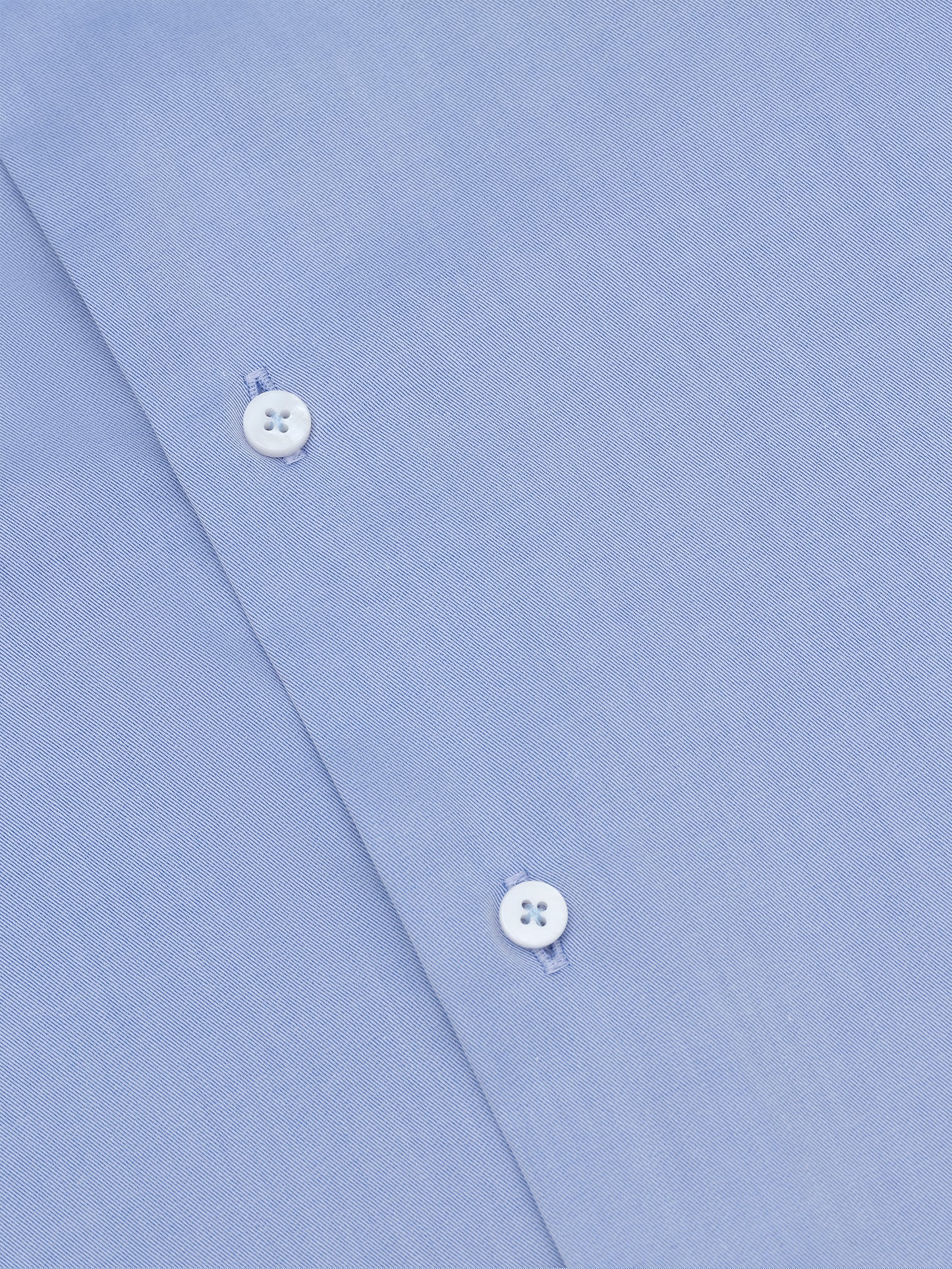 Blue Cotton Poplin Shirt - Oscar Hunt