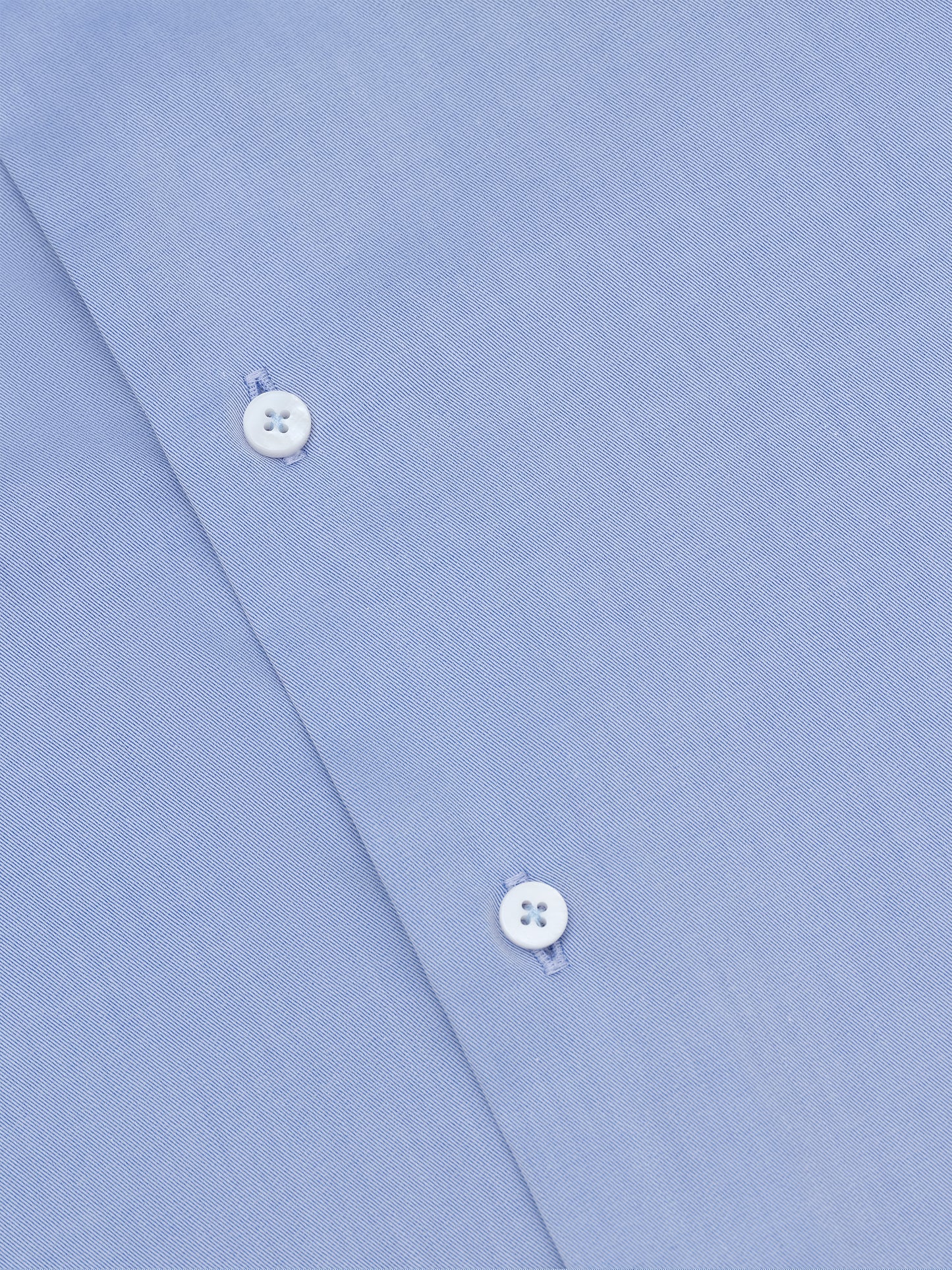 Blue Cotton Poplin Shirt - Oscar Hunt