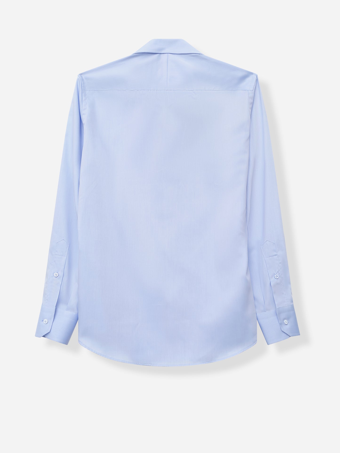 Light Blue Cotton Poplin Shirt - Oscar Hunt