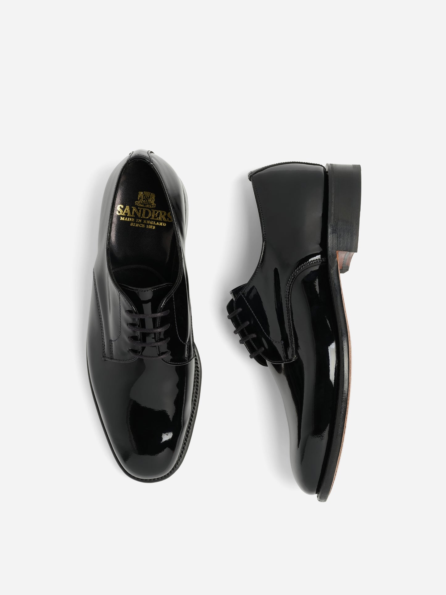 Sanders Royale Black Patent Plain Gibson - Oscar Hunt