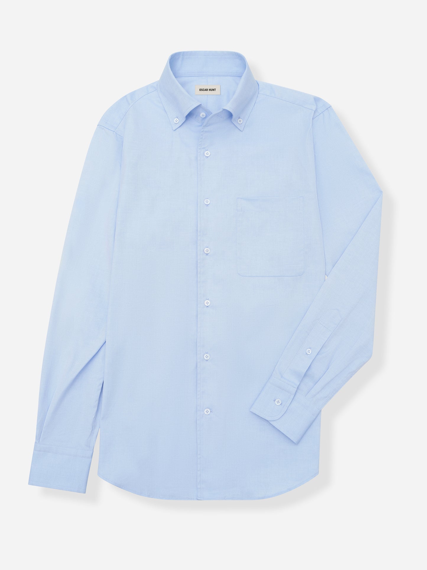 Light Blue Cotton Shirt - Oscar Hunt