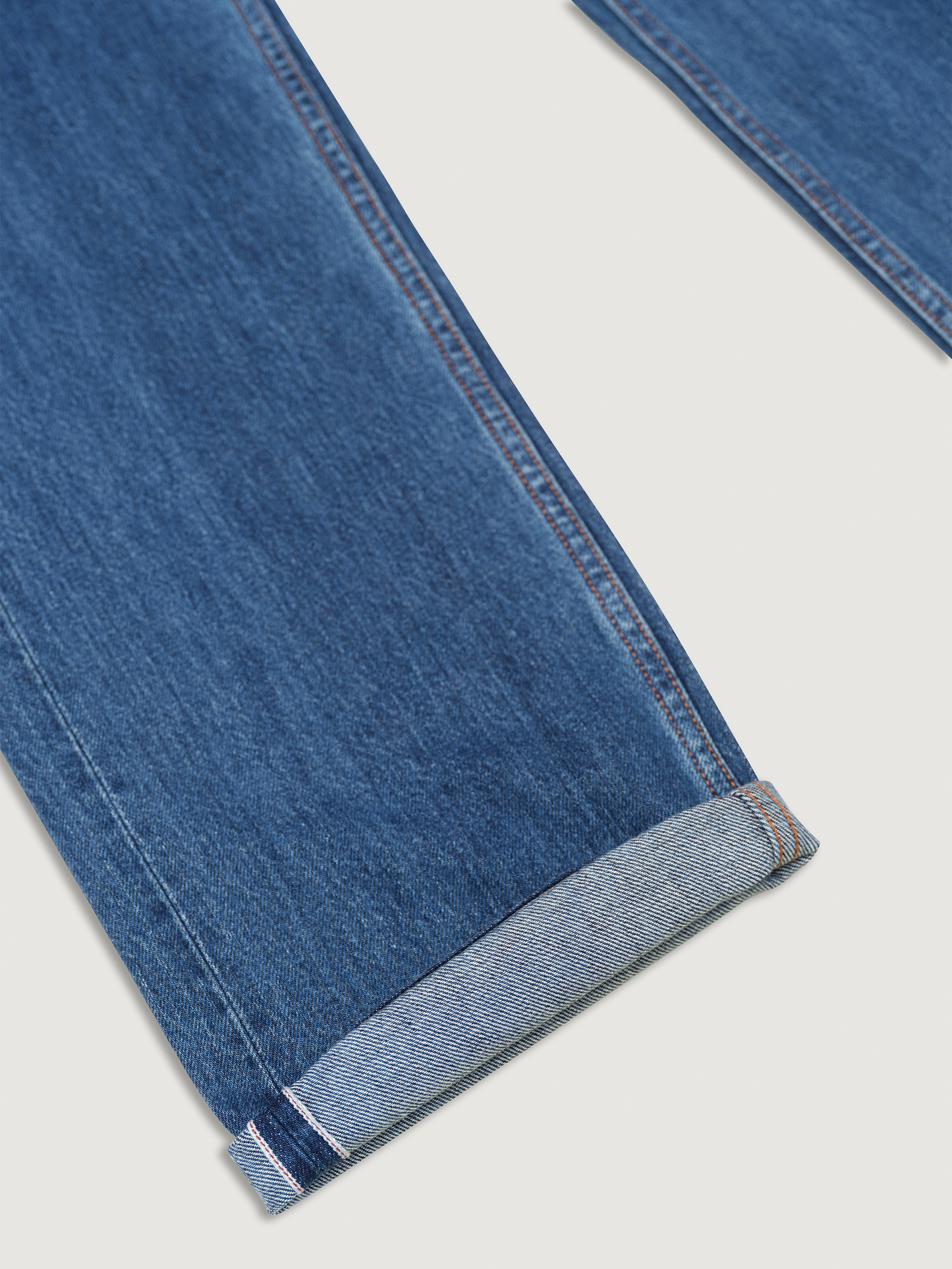 Mid Wash Classic Five Pocket Jeans