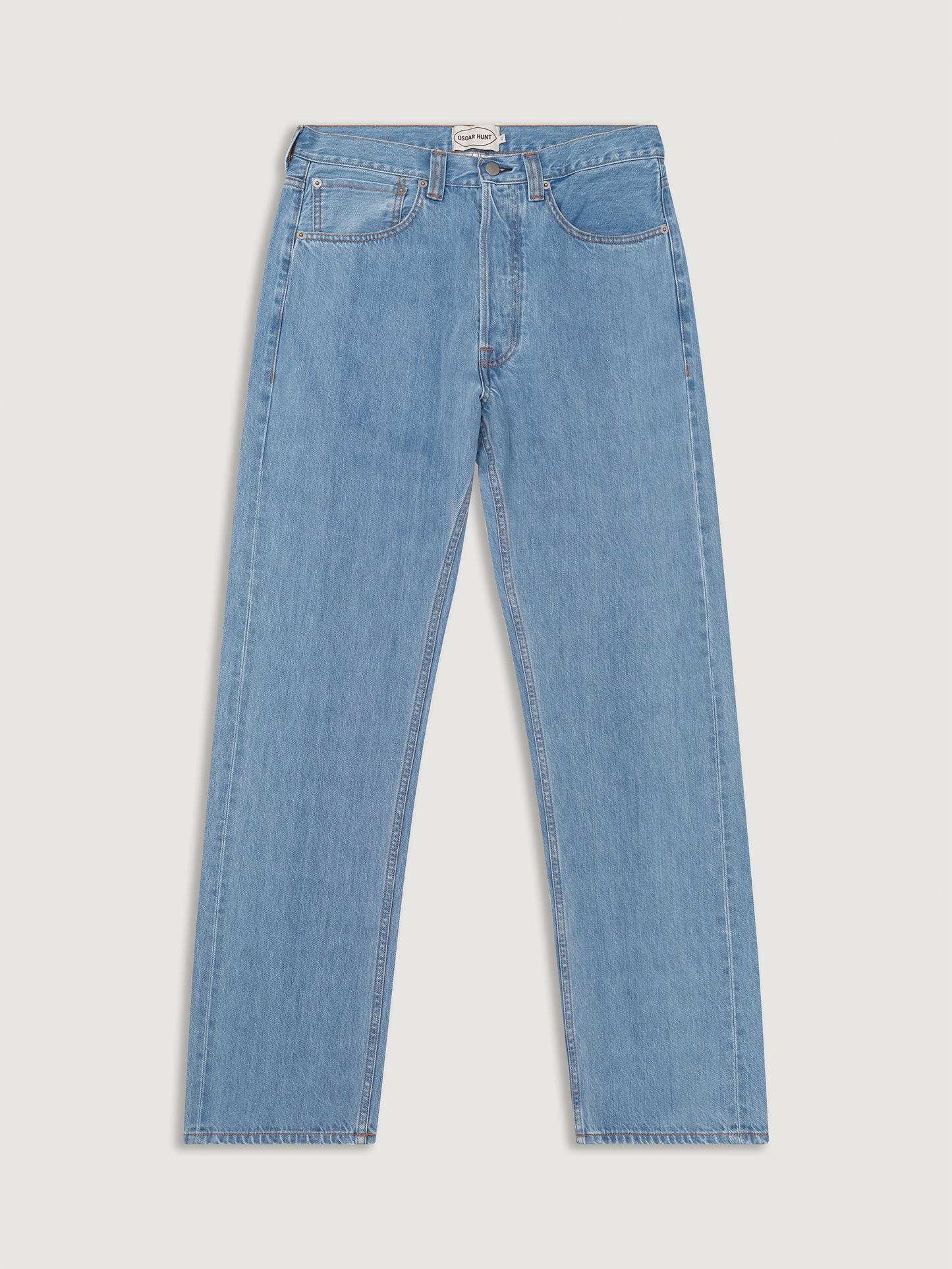 Light Wash Classic Five Pocket Jeans