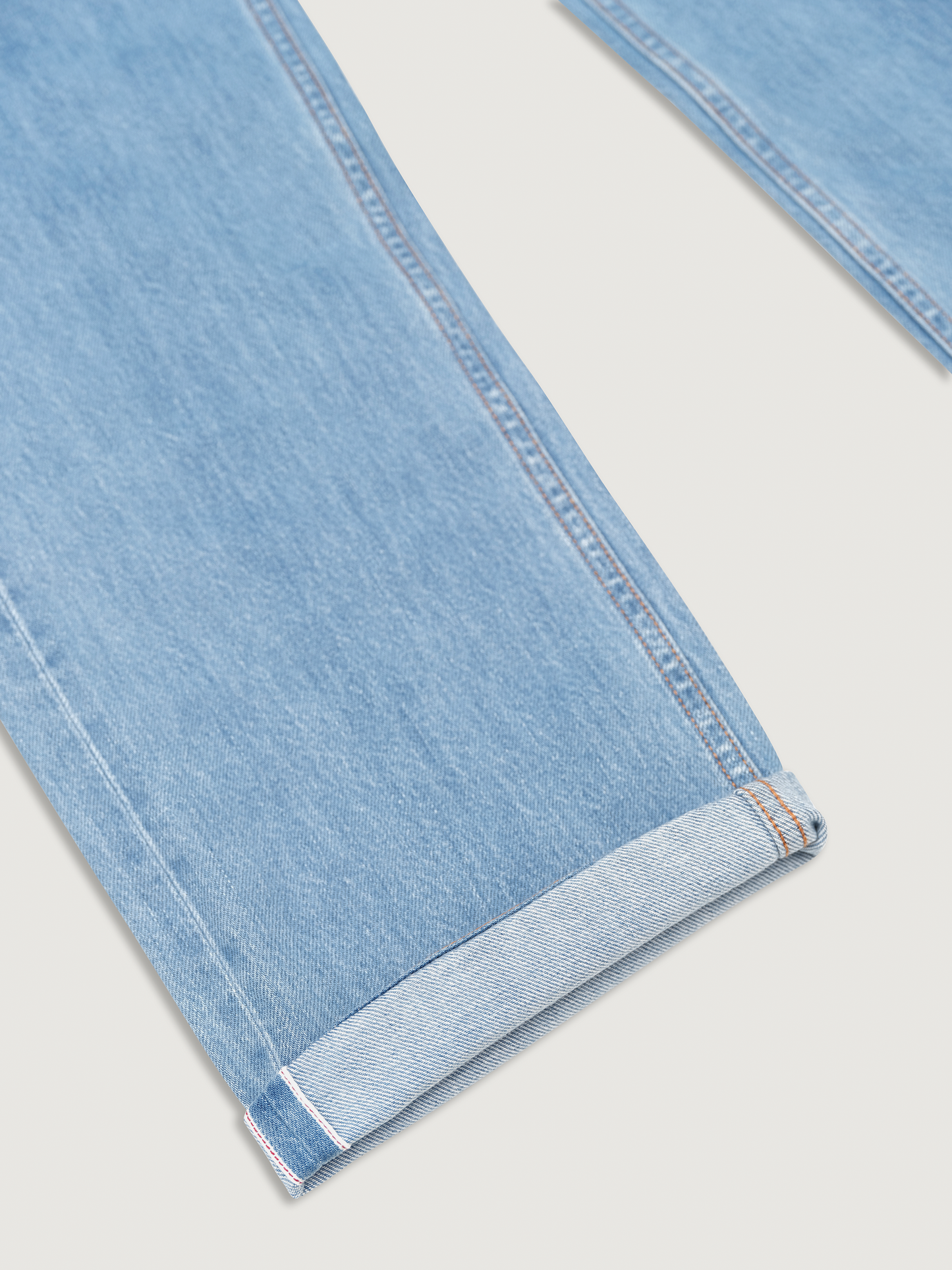 Light Wash Classic Five Pocket Jeans