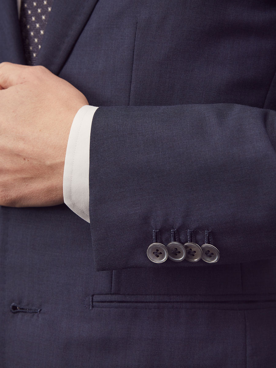 Mid navy mohair 2 piece suit - Oscar Hunt