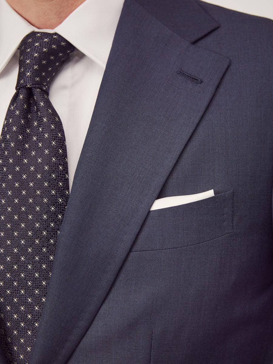 Mid navy mohair 2 piece suit - Oscar Hunt
