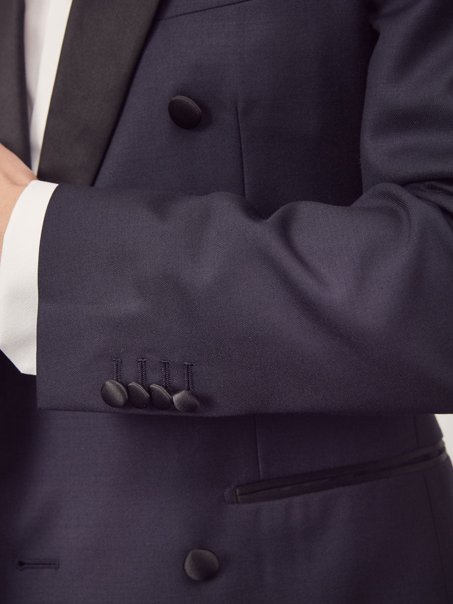 Navy double breasted tuxedo - Oscar Hunt