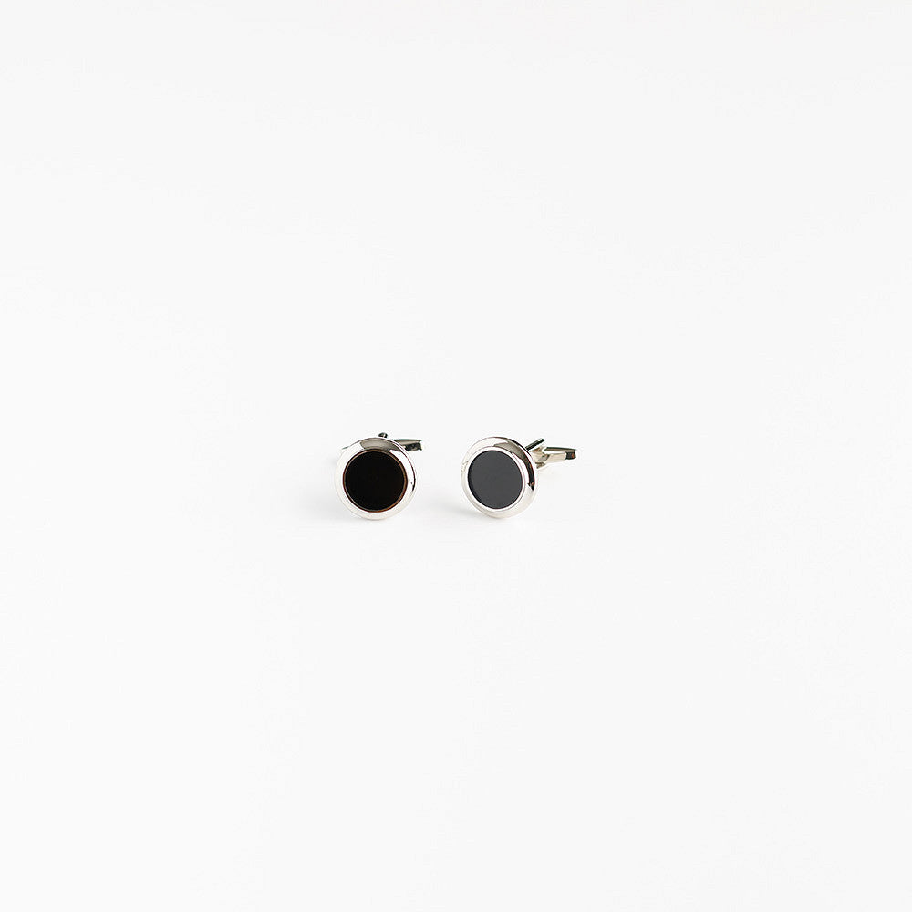 Dinner Suit Onyx Cufflinks - Oscar Hunt