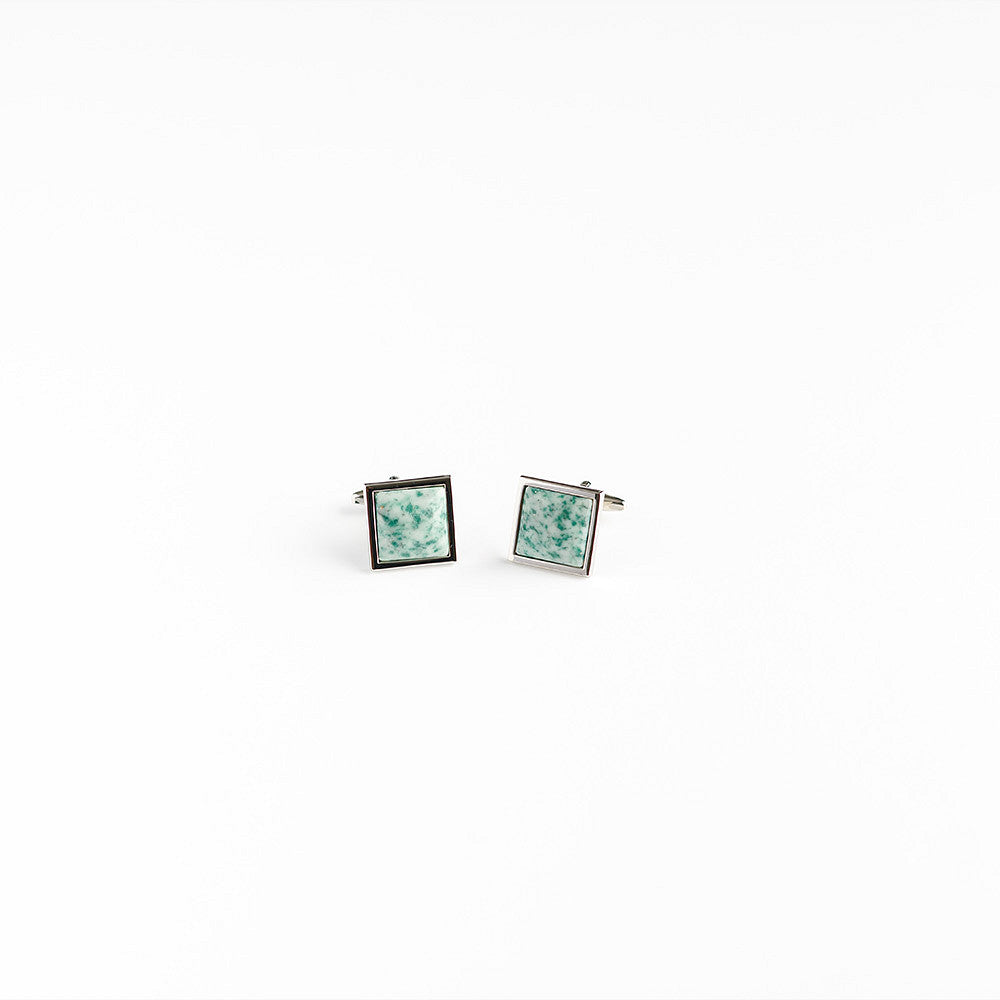 Square Jade Cufflinks